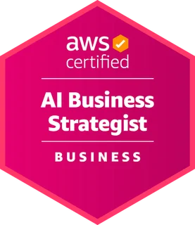AWS Certified AI Business Strategist certification badge