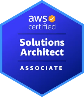 AWS Certified Solutions Architect, Associate certification badge